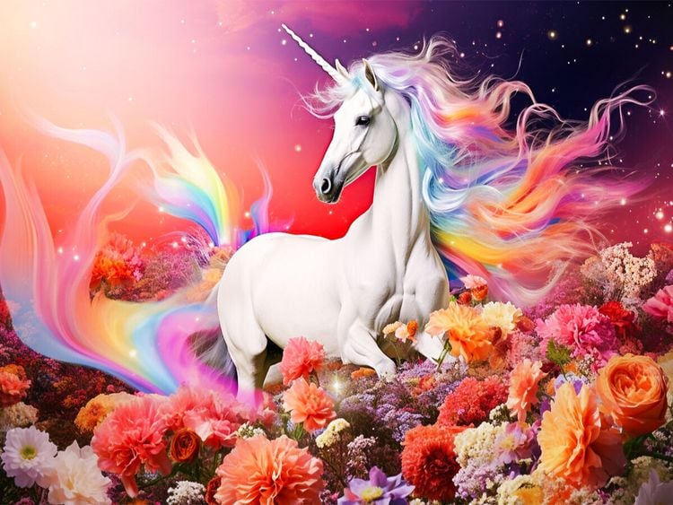 Produktbild: CALVENDO Puzzle Ein Motiv aus dem Kalender Einhorn und coole Spr&uuml;che | 1000 Teile Lege-Gr&ouml;&szlig;e 64x48cm Foto-Puzzle f&uuml;r gl&uuml;ckliche Stunden