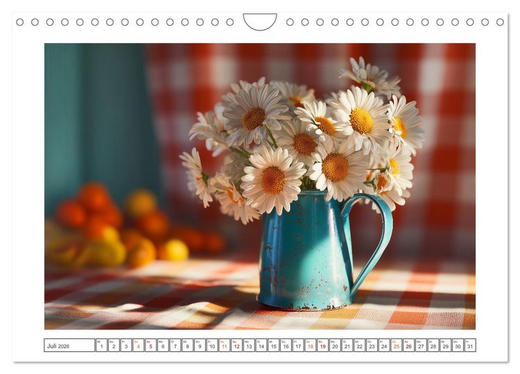 Produktbild: Bl&uuml;ten der Zeit (Wandkalender 2026 DIN A4 quer), CALVENDO Monatskalender