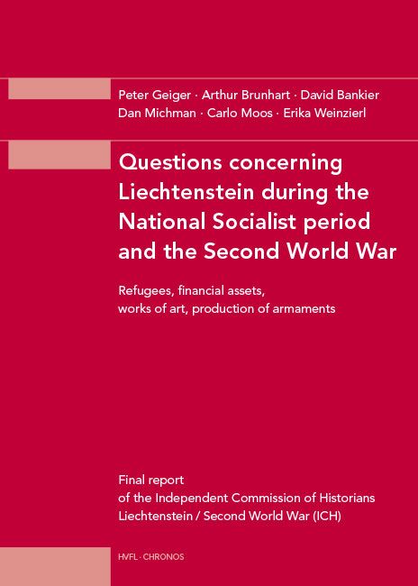 Produktbild: Questions concerning Liechtenstein during the National Socialist period and the Second World Wa
