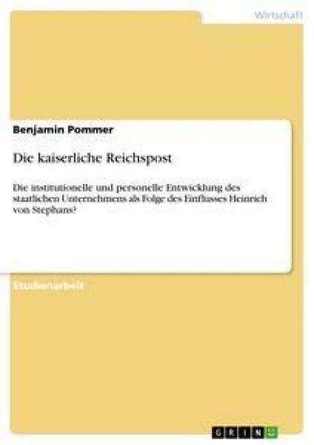 Produktbild: Die kaiserliche Reichspost