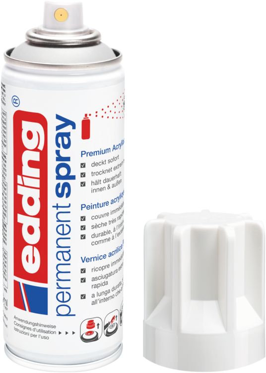 Produktbild: 5200 Permanent Spray, verkehrswei&szlig; gl&auml;nzend, 200ml Premium Acryllack