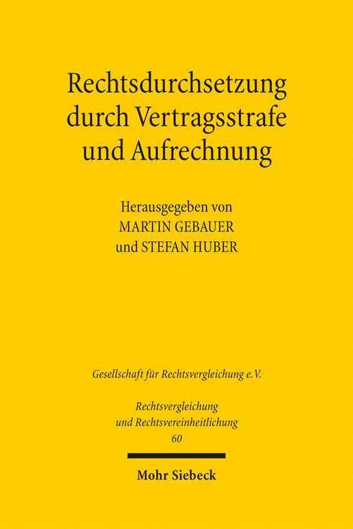 Produktbild: Rechtsdurchsetzung durch Vertragsstrafe und Aufrechnung