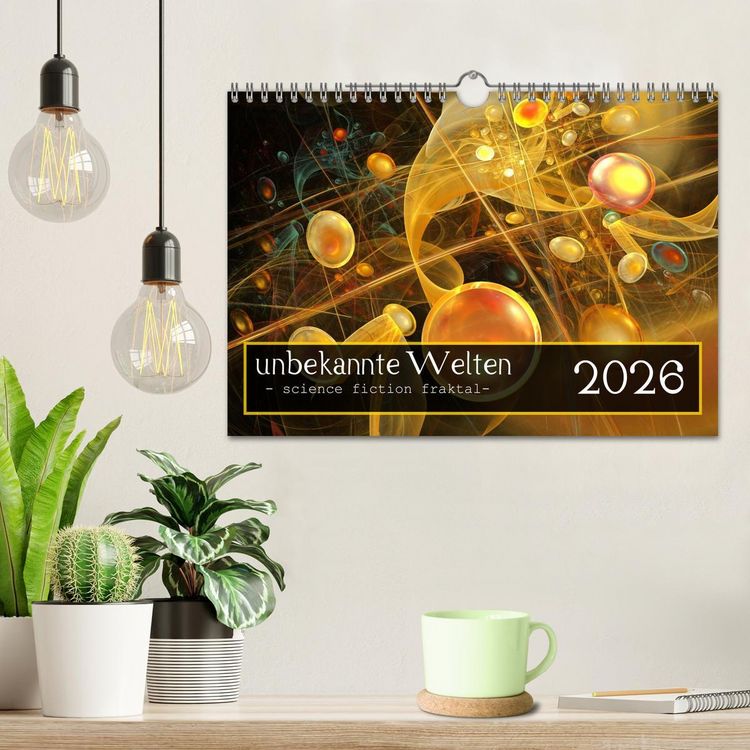 Produktbild: unbekannte Welten (Wandkalender 2026 DIN A4 quer), CALVENDO Monatskalender