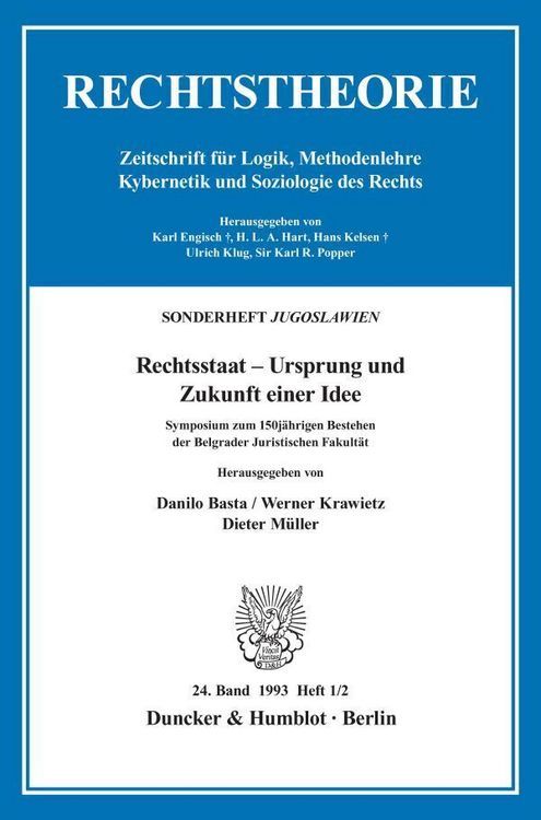 Produktbild: Rechtsstaat &ndash; Ursprung und Zukunft einer Idee.