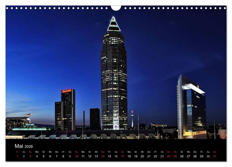 Produktbild: Frankfurt am Main (Wandkalender 2026 DIN A3 quer), CALVENDO Monatskalender