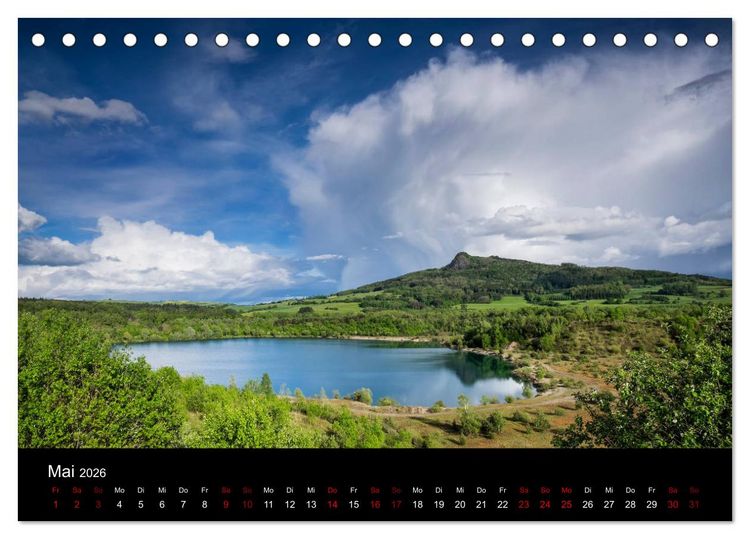 Produktbild: Der Hegau - Wanderparadies am westlichen Bodensee (Tischkalender 2026 DIN A5 quer), CALVENDO Monatskalender