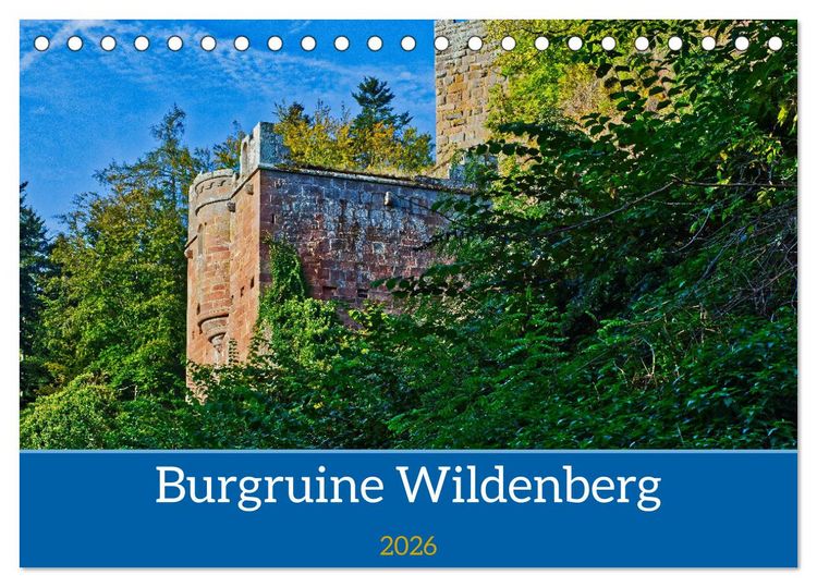 Produktbild: Burg Wildenberg (Tischkalender 2026 DIN A5 quer), CALVENDO Monatskalender