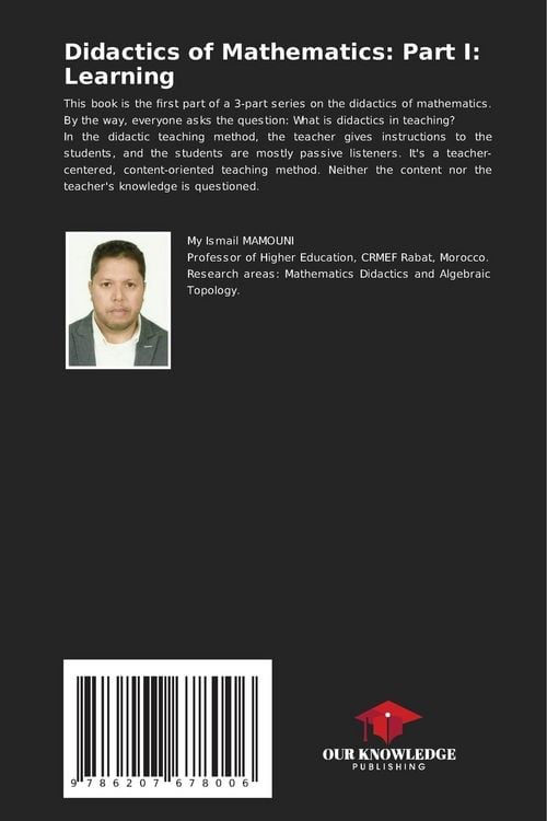 Produktbild: Didactics of Mathematics: Part I: Learning