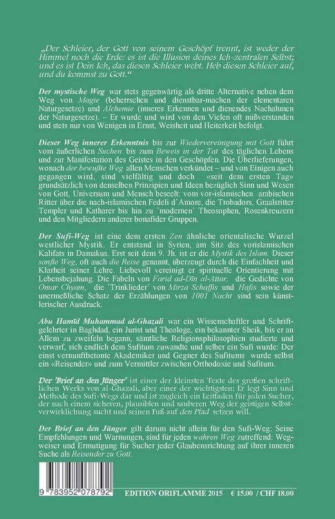 Produktbild: Brief an den J&uuml;nger - Ayuha-l-Walad