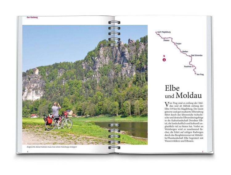 Produktbild: KOMPASS Radreisef&uuml;hrer Elberadweg, Von Prag nach Magdeburg