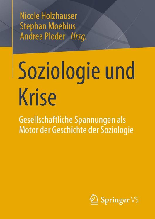 Produktbild: Soziologie und Krise
