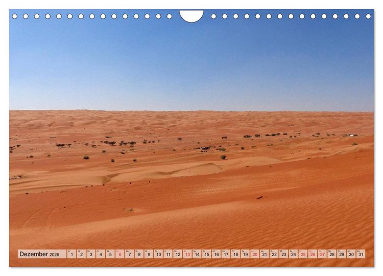 Produktbild: Oman - Zauberhafte Landschaften (Wandkalender 2026 DIN A4 quer), CALVENDO Monatskalender