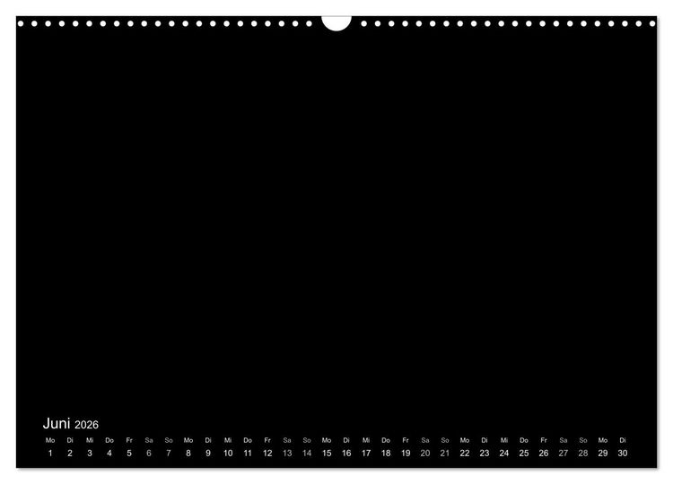 Produktbild: Bastelkalender: DIY Kreativ-Kalender -schwarz- (Wandkalender 2026 DIN A3 quer), CALVENDO Monatskalender
