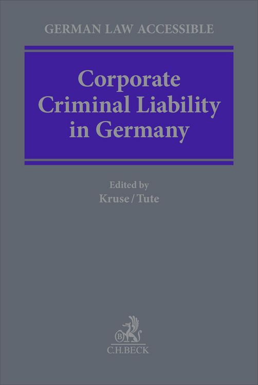 Produktbild: Corporate Criminal Liability in Germany