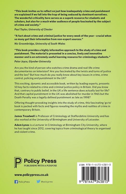 Produktbild: 50 Facts Everyone Should Know about Crime & Punishment