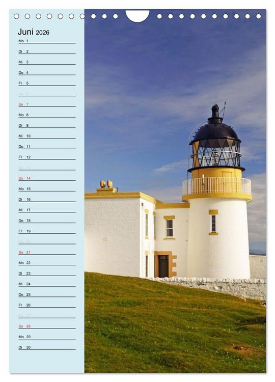 Produktbild: Leuchtt&uuml;rme - Geburtstagskalender (Wandkalender 2026 DIN A4 hoch), CALVENDO Monatskalender