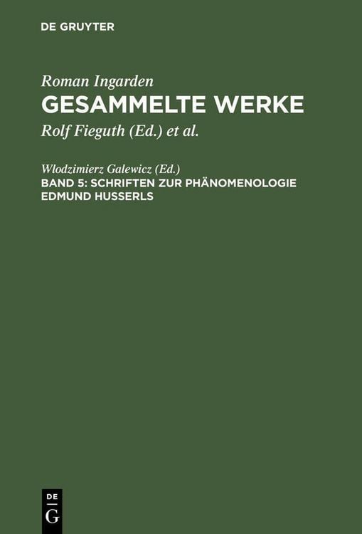 Produktbild: Schriften zur Ph&auml;nomenologie Edmund Husserls