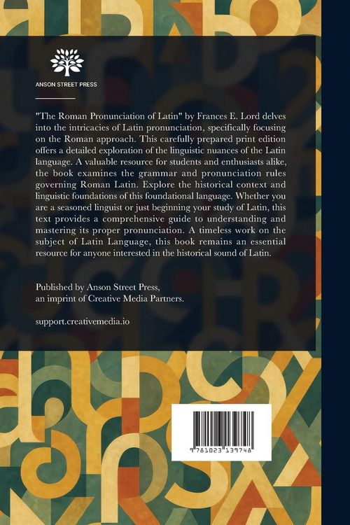 Produktbild: The Roman Pronunciation of Latin