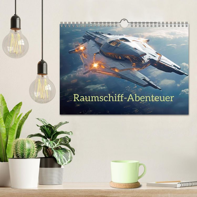 Produktbild: Raumschiff-Abenteuer (Wandkalender 2026 DIN A4 quer), CALVENDO Monatskalender