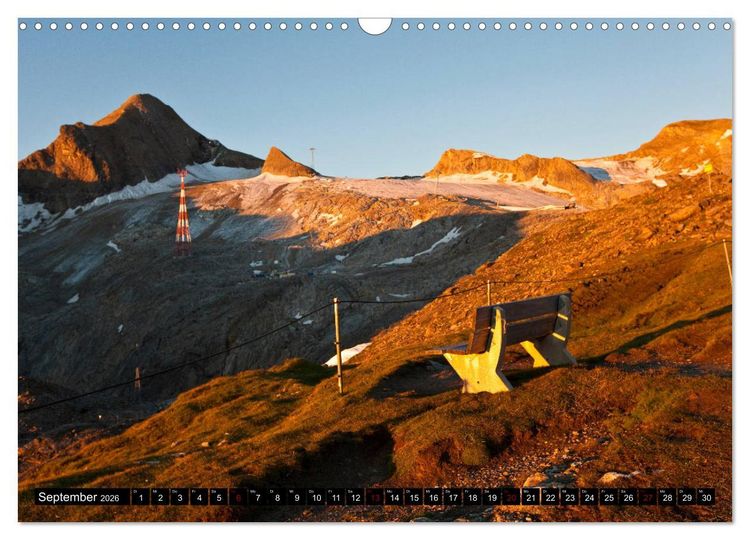 Produktbild: Das Kitzsteinhorn (Wandkalender 2026 DIN A3 quer), CALVENDO Monatskalender