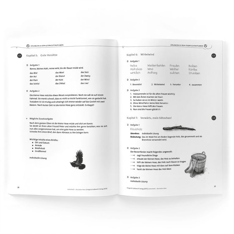 Produktbild: Die kleine Hexe &ndash; Otfried Preu&szlig;ler &ndash; Lehrerheft