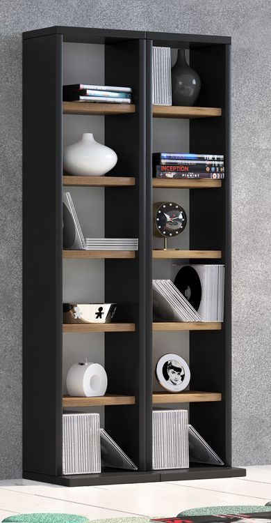 Produktbild: Holz CD DVD Stand Regal Schrank St&auml;nder Milano
