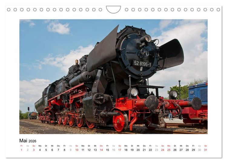 Produktbild: Unter Dampf - Dampflokromantik (Wandkalender 2026 DIN A4 quer), CALVENDO Monatskalender