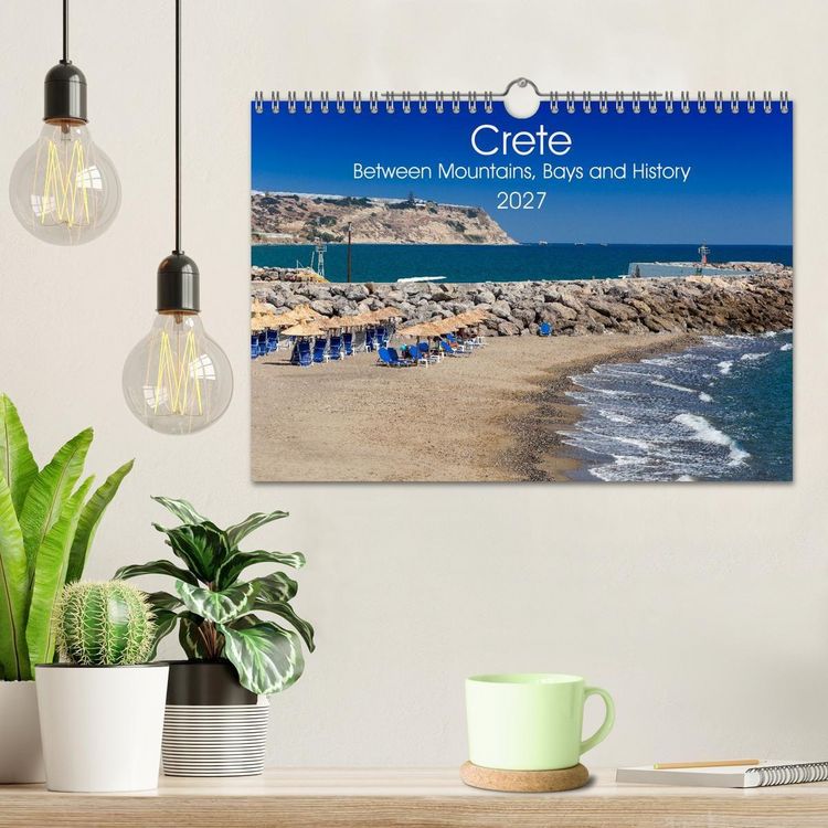 Produktbild: Crete - Between Mountains, Bays and History (Wall Calendar 2027 DIN A4 landscape), CALVENDO 12 Month Wall Calendar
