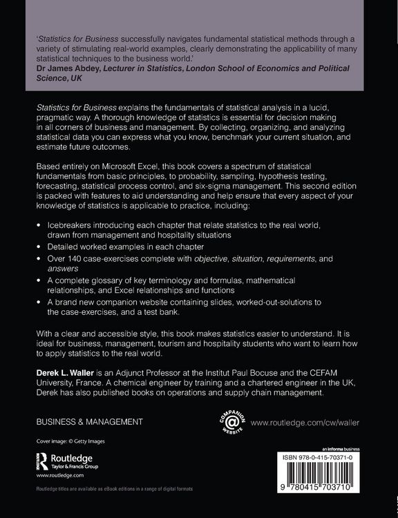 Produktbild: Statistics for Business