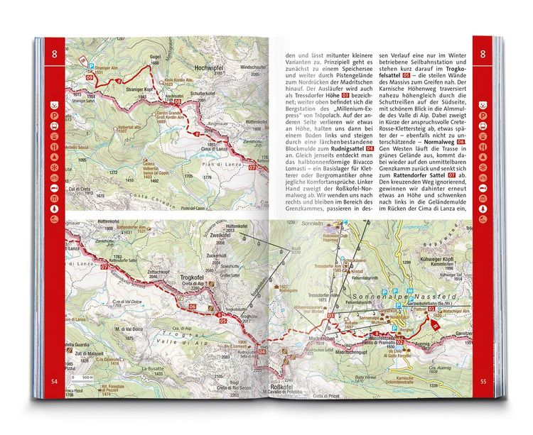 Produktbild: KOMPASS Wanderf&uuml;hrer Karnischer H&ouml;henweg, Von Th&ouml;rl-Maglern nach Sillian, Mit Varianten und Gipfeln, 28 Touren