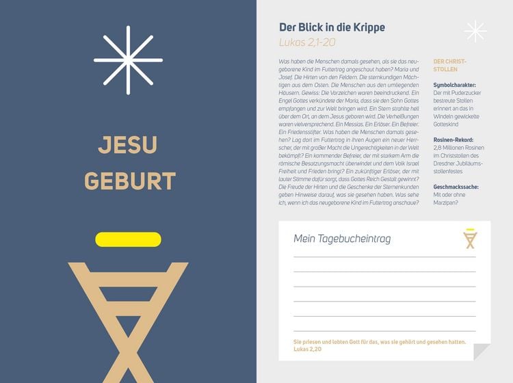 Produktbild: BasisBibel. 24 Mal Advent und Weihnachten. Mein Bibeltagebuch f&uuml;r eine kreative Bibellekt&uuml;re f&uuml;r die Weihnachtszeit. Ein christlicher Adventskalender mit 24 Impulsen in Buchform f&uuml;r Erwachsene.