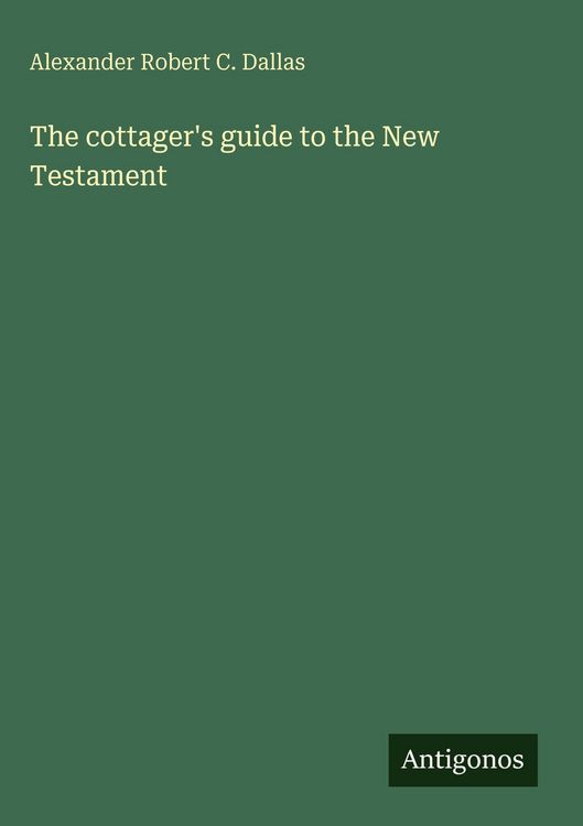 Produktbild: The cottager's guide to the New Testament