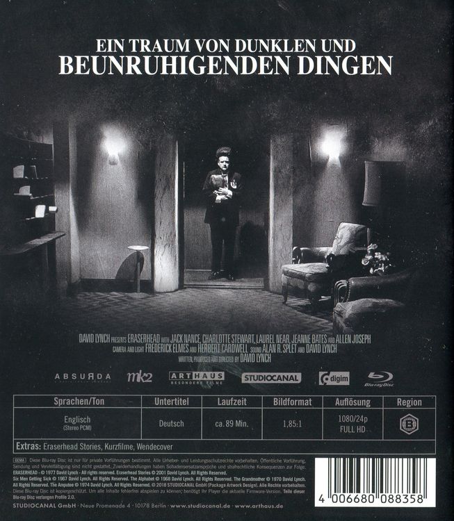 Produktbild: Eraserhead (OmU)