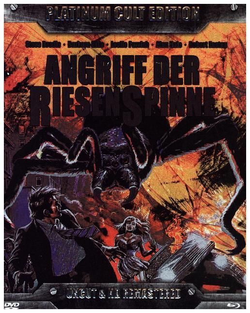 Produktbild: Angriff der Riesenspinne - Uncut/HD Remastered/Platinum Cult Edition (+ 2 DVDs) (+ Soundtrack-CD) [LE]