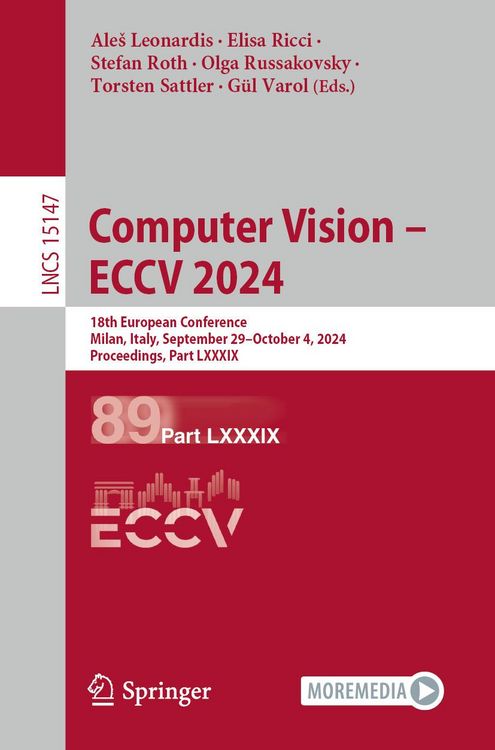 Produktbild: Computer Vision - ECCV 2024