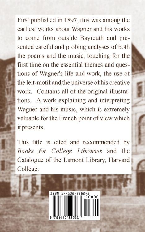 Produktbild: Music Dramas of Richard Wagner and His Festival Theatre in Bayreuth, The