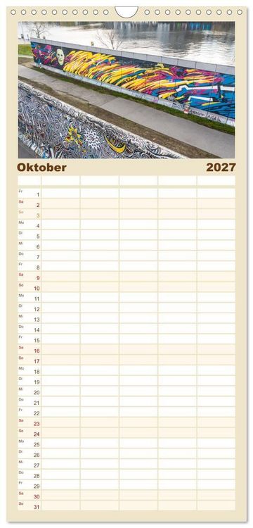 Produktbild: Familienplaner 2027 - Berlin - Reise durch die deutsche Geschichte mit 5 Spalten (Wandkalender, 21 x 45 cm) CALVENDO