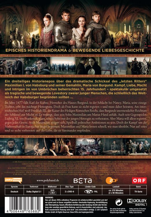 Produktbild: Maximilian - Das Spiel von Macht und Liebe [2 DVDs]