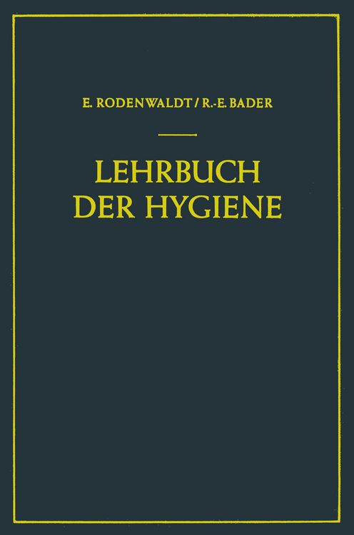 Produktbild: Lehrbuch der Hygiene