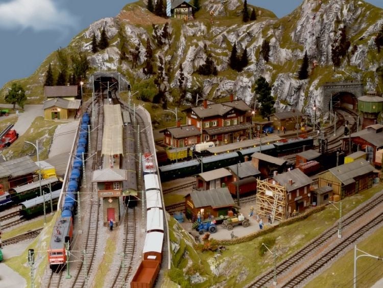 Produktbild: Im Voralpenland, TT-Anlage von W. Graf (Puzzle)
