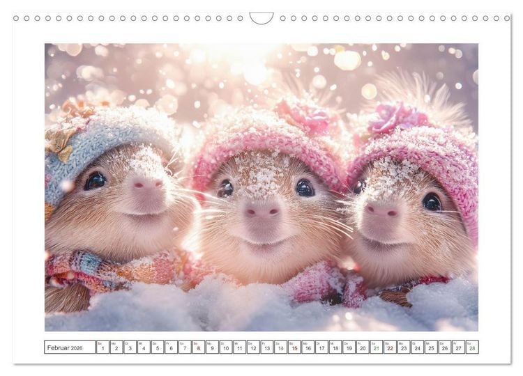 Produktbild: Capybara Zeit (Wandkalender 2026 DIN A3 quer), CALVENDO Monatskalender