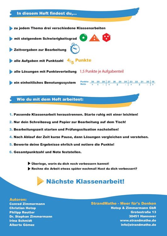 Produktbild: Mathematik Klassenarbeits-Trainer Klasse 8 &ndash; StrandMathe