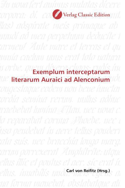 Produktbild: Exemplum interceptarum literarum Auraici ad Alenconium