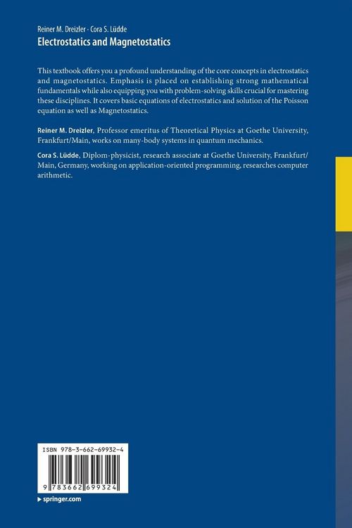 Produktbild: Electrostatics and Magnetostatics
