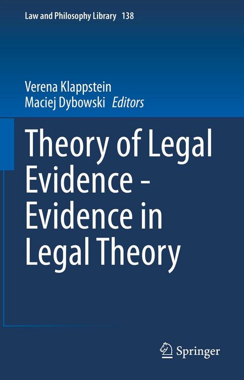 Produktbild: Theory of Legal Evidence - Evidence in Legal Theory