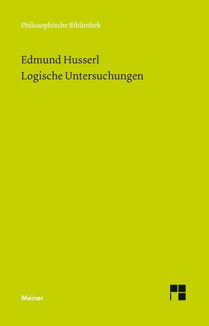 Produktbild: Logische Untersuchungen