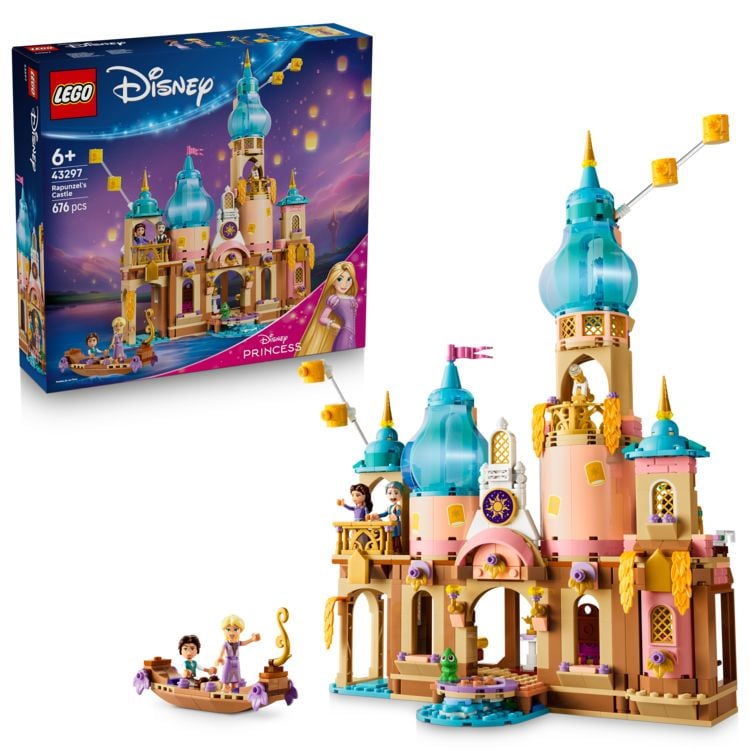 Produktbild: LEGO ǀ Disney Princess 43297 Rapunzels Schloss, Bauset f&uuml;r Kinder ab 6 Jahren