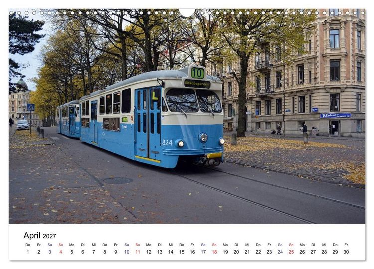Produktbild: Stra&szlig;enbahnen in Europa (Wandkalender 2027 DIN A3 quer), CALVENDO Monatskalender