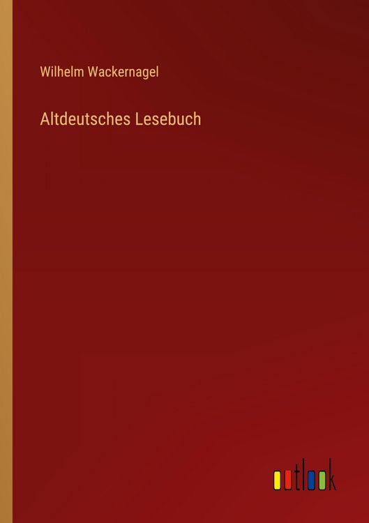Produktbild: Altdeutsches Lesebuch