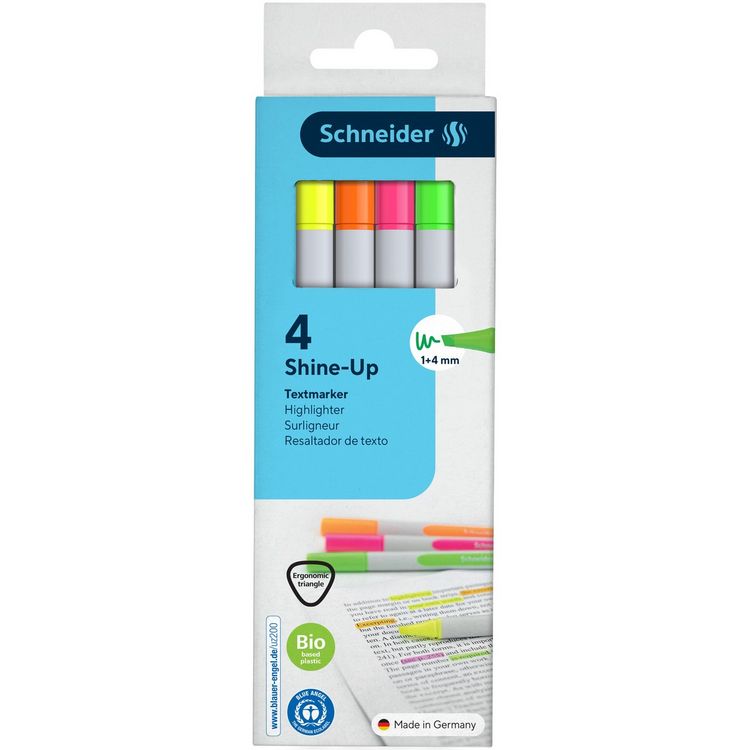 Produktbild: Textmarker Shine-Up 4 St&uuml;ck
